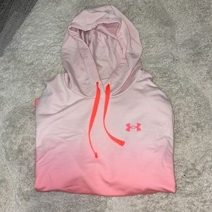 Pink Ombré Under Armour Hoodie - Size Medium